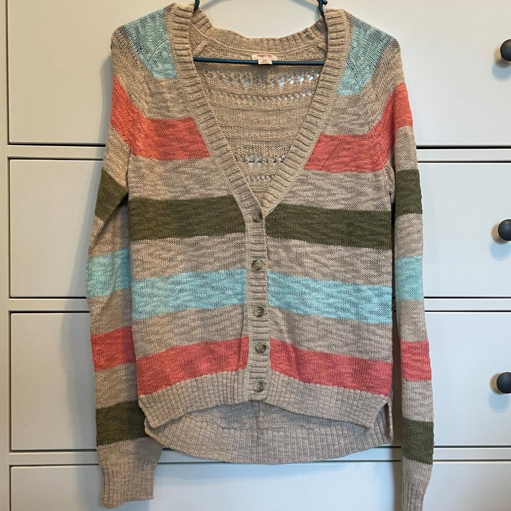 Mossimo striped cardigan, Size S